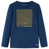 vidaXL Kindershirt met lange mouwen 92 marineblauw