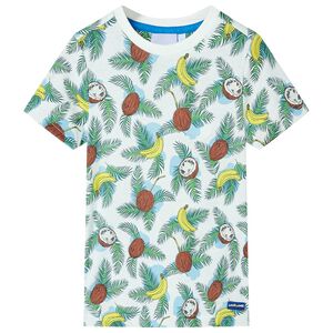 Kindershirt met korte mouwen 128 meerkleurig