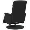 vidaXL Massage Recliner Stoel Zwart 71 x 98 x 106 cm Nep Leer