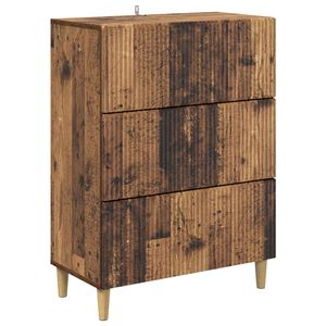 vidaXL Ladenkast 66 x 34,5 x 90 cm Bewerkt hout Oud hout