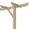 vidaXL Pergola 205x40x203 cm hout