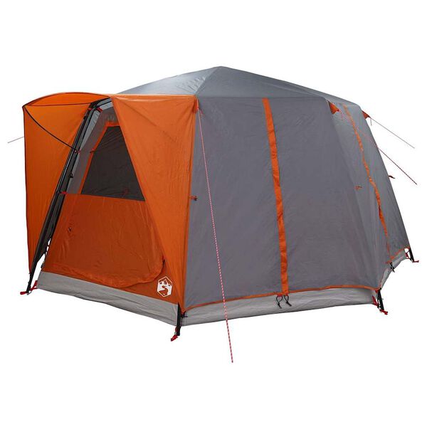 vidaXL Huisje Tent met dak Grijs en Oranje 425 x 396 x 222 cm