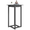 vidaXL Bartafel 60x60x110 cm massief grenenhout grijs