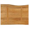 vidaXL Tafelblad met natuurlijke rand 80x60x3,8 cm massief mangohout