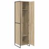 vidaXL Warderobe met opslag 2 pcs Sonoma 50 x 50 x 200 cm Bewerkt hout