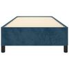 vidaXL Bedframe zonder matras 90x190 cm fluweel donkerblauw