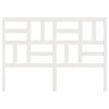 vidaXL Hoofdbord 156x4x104 cm massief grenenhout wit
