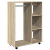 vidaXL Kledingkast 80x40x110 cm bewerkt hout sonoma eikenkleurig