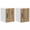 vidaXL Vaatwasserpaneel Kalmar 2 st Artisan Eiken Bewerkt hout