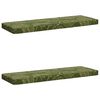 vidaXL 2-delige Bankkussens VUGHT 2 st 100% Polyester Bladontwerp