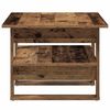 vidaXL Salontafel 102x55x42 cm bewerkt hout oud houtkleurig