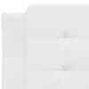 vidaXL Bedframe zonder matras "Zadar" kunstleer wit 90x200 cm