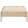 vidaXL Bedframe zonder matras massief grenenhout 100x200 cm