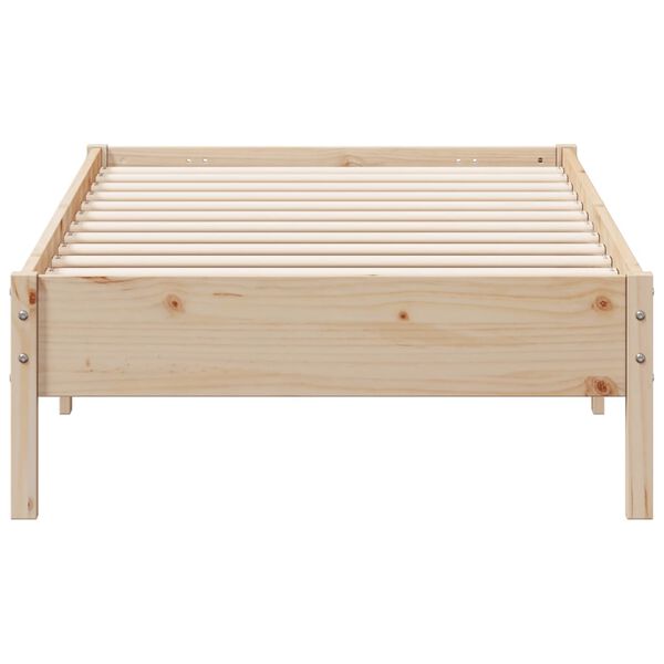 vidaXL Bedframe zonder matras massief grenenhout 100x200 cm
