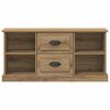vidaXL TV-kast met lade Artisan Eiken 99,5 x 35,5 x 48 cm Bewerkt hout