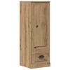 vidaXL Hoge kast 36x35,5x103,5 cm bewerkt hout artisanaal eikenkleurig