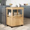 vidaXL Keuken Trolley FLORO Wasbruin 72,5 x 45 x 80 cm