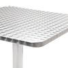 vidaXL Tuintafel 60x60x70 cm aluminium zilverkleurig