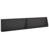 vidaXL Keerwand 2 st 100 x 12 x 30 cm Staal Zwart
