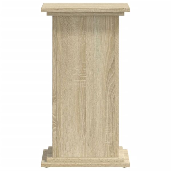vidaXL Plantenstandaard 33x33x60 cm bewerkt hout sonoma eikenkleurig