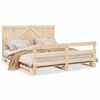 vidaXL Bedframe met hoofdbord massief grenenhout 200x200 cm