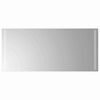 vidaXL LED Badkamer Spiegel Transparant 90 x 40 cm gehard glas