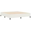 vidaXL Boxspringbed Cr&egrave;me 180 x 200 cm Katoen Stof