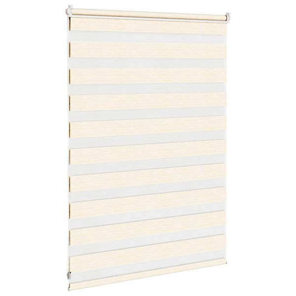 vidaXL Zebra rolgordijn 100x100 cm stofbreedte 95,9 cm marmerbeige