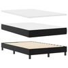 vidaXL Boxspringbed met matras Zwart 120 x 190 cm Kunstleer