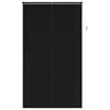 vidaXL Venetiaanse jaloezie Zwart 213 x 110 cm 25 mm PVC