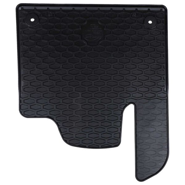 vidaXL Autobodemmat 4 pcs Zwart Rubber