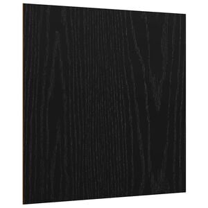 vidaXL Decorpanelen 12 st Zwart Eiken 30 x 30 x 0,27 cm Bewerkt hout