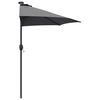 vidaXL Tuinparasol Antraciet 294 x 150 x 223 cm Stof