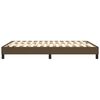 vidaXL Boxspring bed stof donkerbruin 140x190 cm