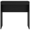 vidaXL Bureau Zwart Eiken 80 x 40 x 76 cm