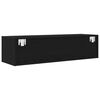vidaXL TV-kast met lade Zwart eiken 100 x 31 x 25,5 cm Bewerkt hout