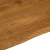 vidaXL Tafelblad met natuurlijke rand 90x80x3,8 cm massief mangohout