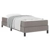 vidaXL Boxspringbed Taupe 80 x 200 cm Stof