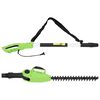 vidaXL Heggenschaar elektrisch telescopisch 41 cm 550 W