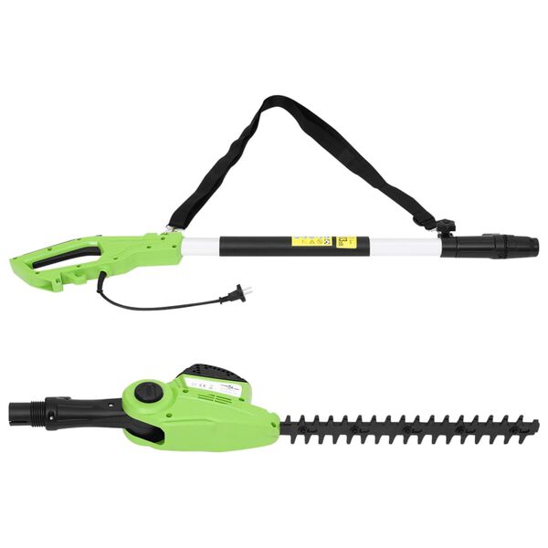 vidaXL Heggenschaar elektrisch telescopisch 41 cm 550 W