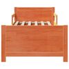 vidaXL Bedframe met hoofdeinde Wasbruin 80 x 200 cm Bewerkt hout