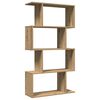 vidaXL Kamerscherm / boekenkast 4-laags 70x24x129 cm hout artisanaal