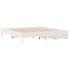 vidaXL Bedframe zonder matras massief grenenhout wit 180x200 cm