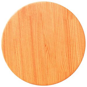 vidaXL Tafelblad rond &Oslash;30x2,5 cm massief grenenhout wasbruin
