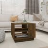 vidaXL Salontafel 55x55x43 cm bewerkt hout gerookt eikenkleurig