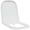 vidaXL Toiletzitting Wit 47,5 x 35 x 3,6 cm Duroplast