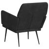 vidaXL Fauteuil 62x79x79 cm fluweel zwart