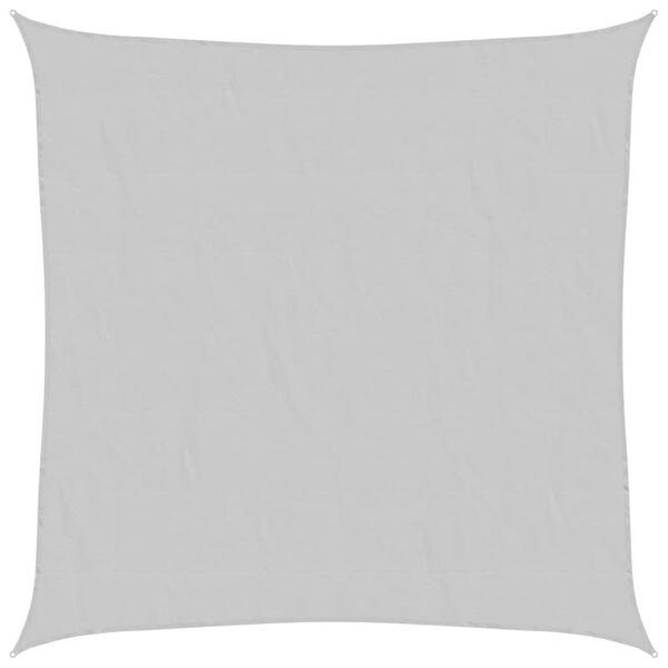 vidaXL Zonnezeil 4,5x4,5 m 100% polyester oxford lichtgrijs