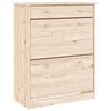 vidaXL Hoge kast ALTA 77x35x188 cm massief grenenhout
