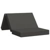 vidaXL Vouwbare Bankbed 80 x 67 x 45 cm Donkergrijs